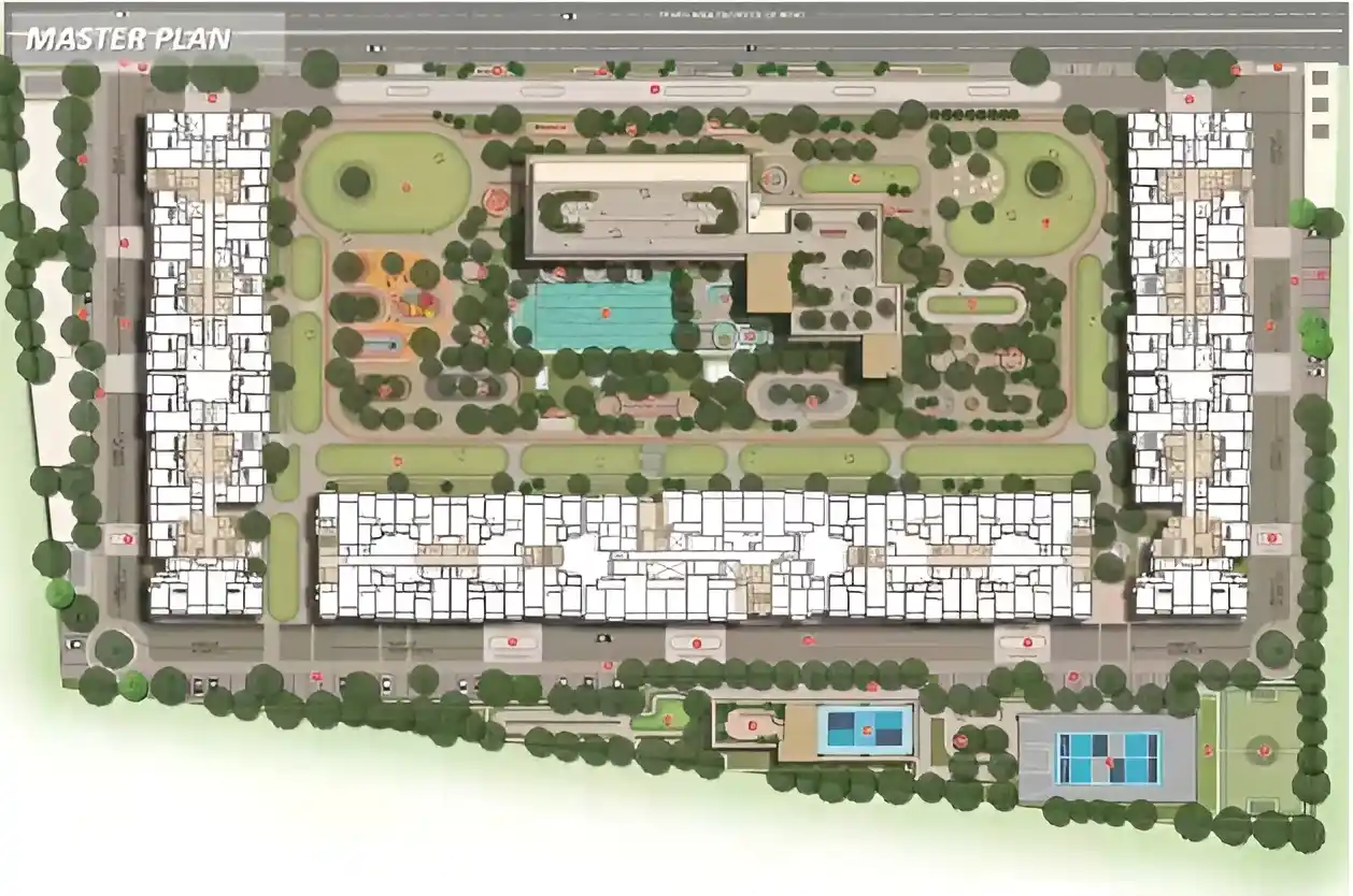7.5-Acre Masterplan Layout at K Raheja Vistas Mahalunge Pune